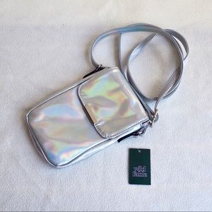 Holographic Crossbody clutch